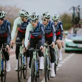 coureurs de la team decathlon sur route