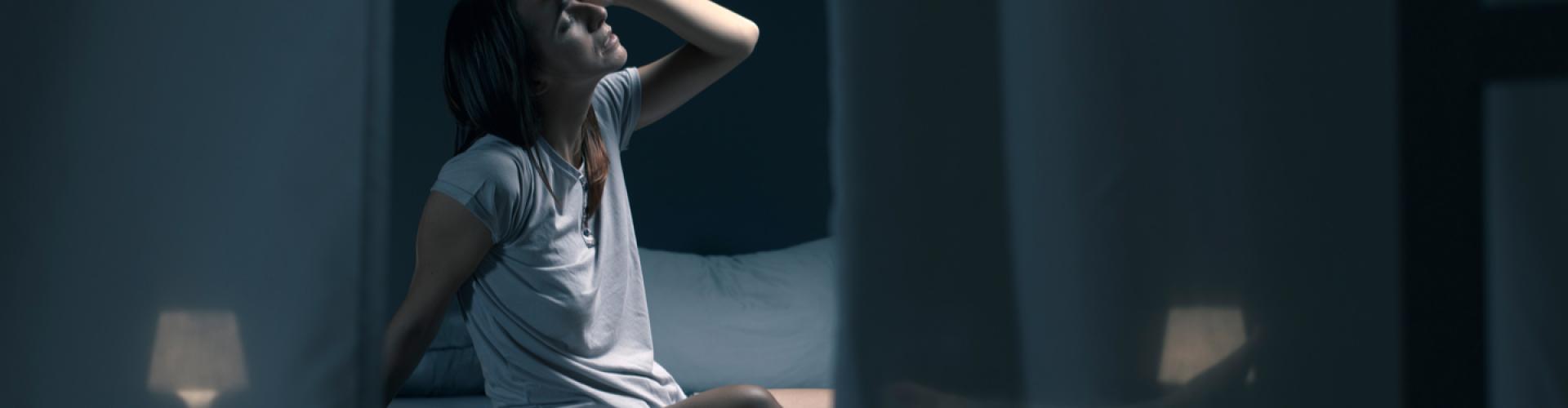 personne qui a des problèmes de sommeil