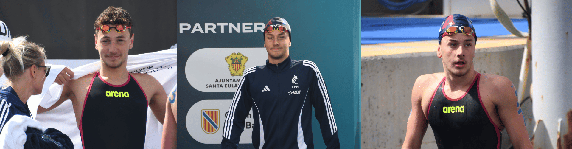 3 photos du nageur ethan parker