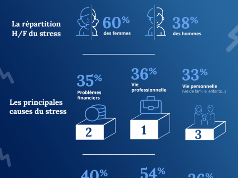 Infographie stress infographie sur le stress