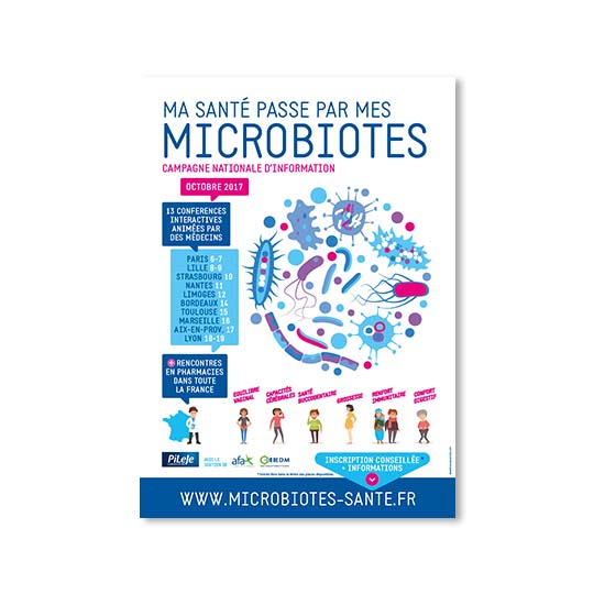 Réalisation de la première campagne Ma santé passe par mes microbiotes